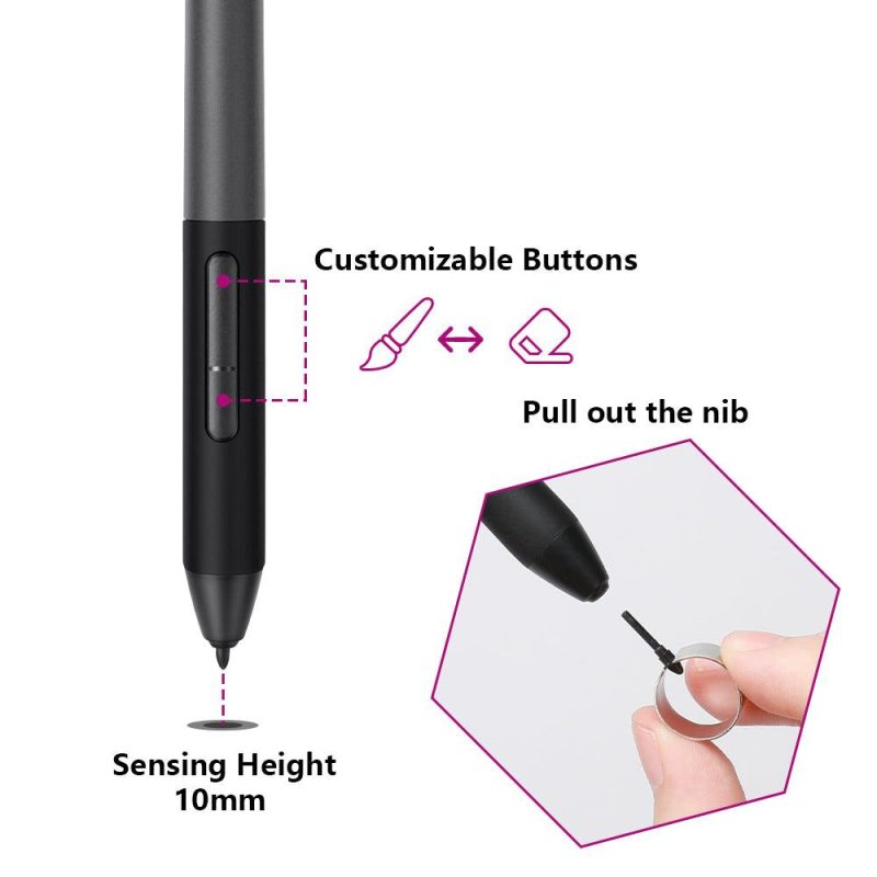 3 GAOMON AP50 Digital Pen sensing height