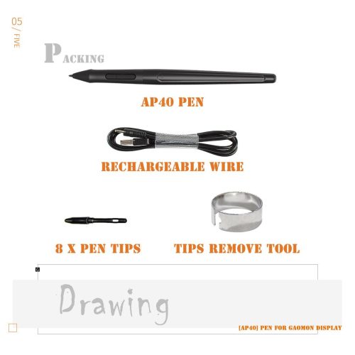 6 GAOMON AP40 Digital Pen for PD1560